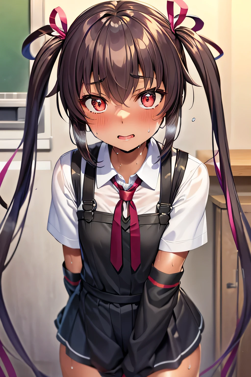 (((masterpiece,Highest Resolution,4K High Resolution,Crisp image quality:)Pussy juice(Detailed Hair,garter belt,(((Pussy juiceでべちゃべちゃ)((Intense sex with the opposite sex,My dick is in my pussy),Crouch backwards