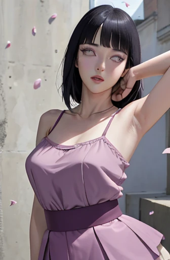 (best quality:1.1), (masterpiece:1.2), portrait,
1girl, yuzuriha_(jigokuraku), purple hair, brown eyes, ninja, open clothes, cleavage, small breasts, topknot, medium hair, breasts apart, white obi, smirk, outdoors, (blush:1.1), flowers,
Pure_Innocent_girl, pureerosface_v1, (((torso))), pov, (((depth of field))), pale and lustrous skin,
