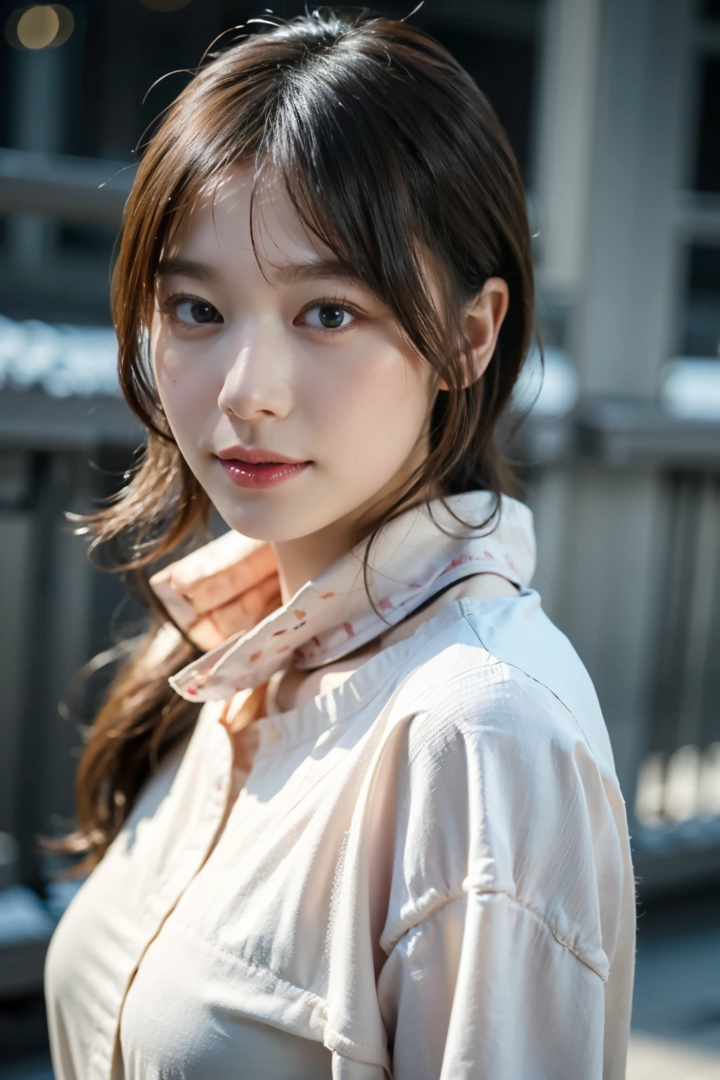 (masterpiece:1.2, Best Quality),,Anatomically perfect、 simple background、 winter fashion