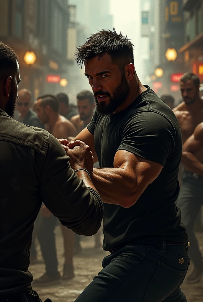 Man getting punched 