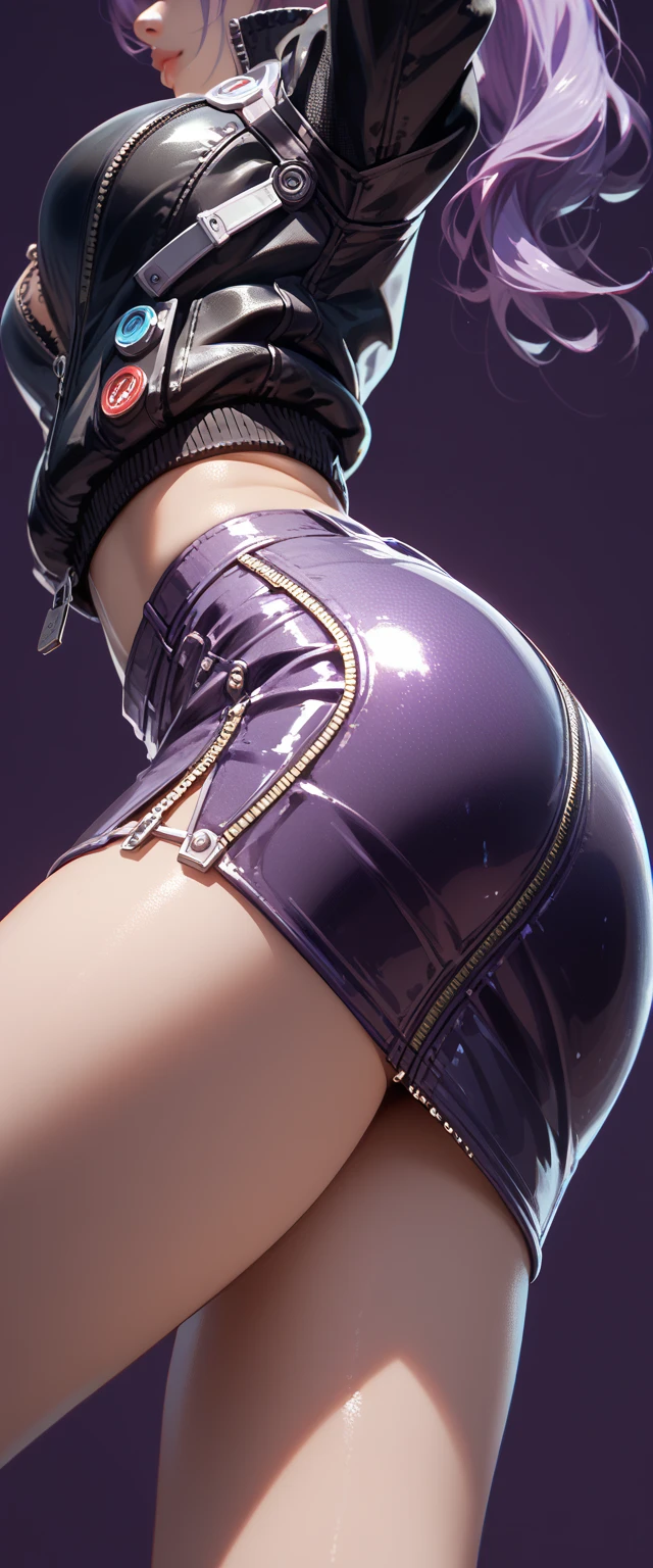 1 Girl donghua, Best quality, Ultra Detail, 8K, Ultra high realistic, Detailed face, Full body, standing, Ultra high realistic, Detailed face, (Blushing:1.3), Wet skin, Latex bra, Latex hot skirt, Ahegao face, beautiful breasts, body details, Oil skin, big thighs