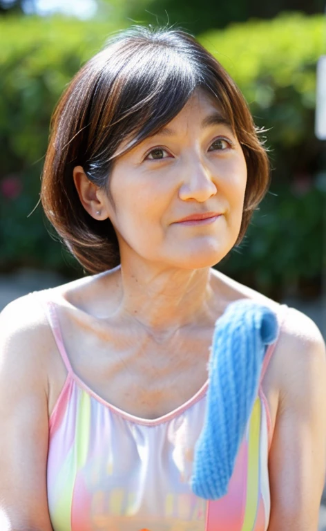 gravure, masutepiece, Best Quality, Ultra-detailed, Photorealistic, super detailed skin, Perfect Anatomy, (Solo), 96 years old, (barechested), Large breasts, Mature AV Actress, Natural hair color, Fancy makeup, Wrinkles at the corners of the eyes, Wrinkles in the mouth, glamor, A sexy, Chromo-white skin, Looking at Viewer, sprawl, From directly above, Rough breath, sexual expressionsinvite,