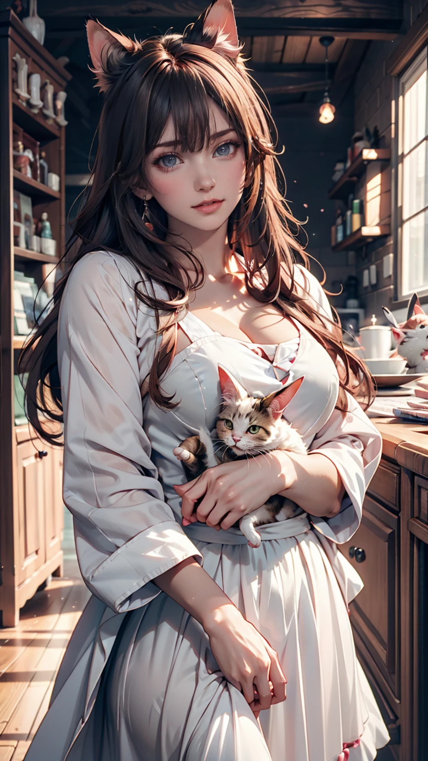 Special clothes39,maid, ((knee shot)), RAW photos,18 year old sexy model, cute young girl, messy hair,smiled shyly, curlies, coiffed blonde hair, Campus style, in class room, sitting on the classroom desk, Lift up the skirt, Thin leg, Pose gracefully, Posing for photos, Random shooting angle, Surprising detail,The content is very detailed, Smooth skin, Warm color palette, Best quality, The content is very detailed, the detail