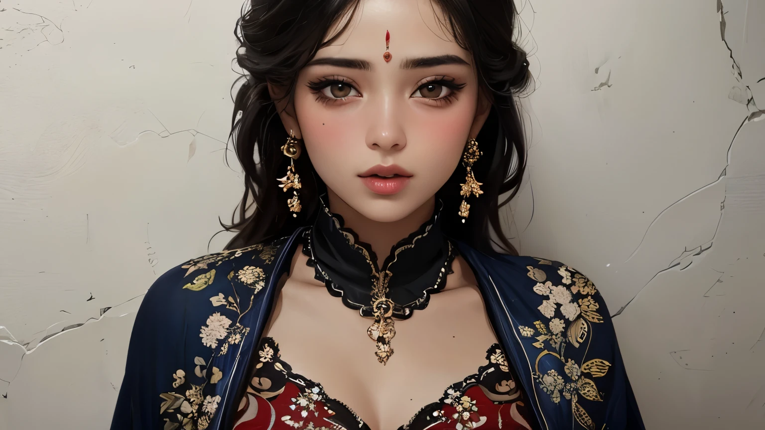 Chinese Taoist female samurai,face repair,Eye repair,Ultra clear 4K,