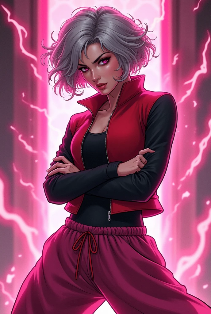 (Stormy), (blue hair), white hair strands, short curly hair, green eyes, (WitchOutfit), choker, red eye makeup, red lips, red dress, pink pantyhose, red boots, gloves, (lightning in the background, mountains, storming, storms), (realistic:1.2), (masterpiece:1.2), (full-body-shot:1),(Cowboy-shot:1.2), neon lighting, dark romantic lighting, (highly detailed:1.2),(detailed face:1.2), (gradients), colorful, detailed eyes, (detailed landscape:1.2), (natural lighting:1.2), close shot, solo, <lora:WinxClubStormy-10:0.9> <lora:add_detail:0.3> <lora:BeautifulEyes:0.6>