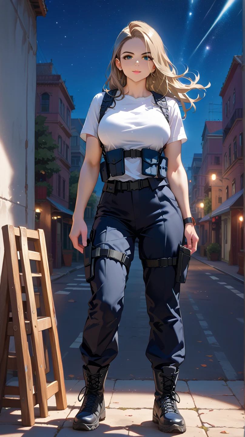 1 girl mikasa arckerman, create a super realistic photo with lens 85 mm