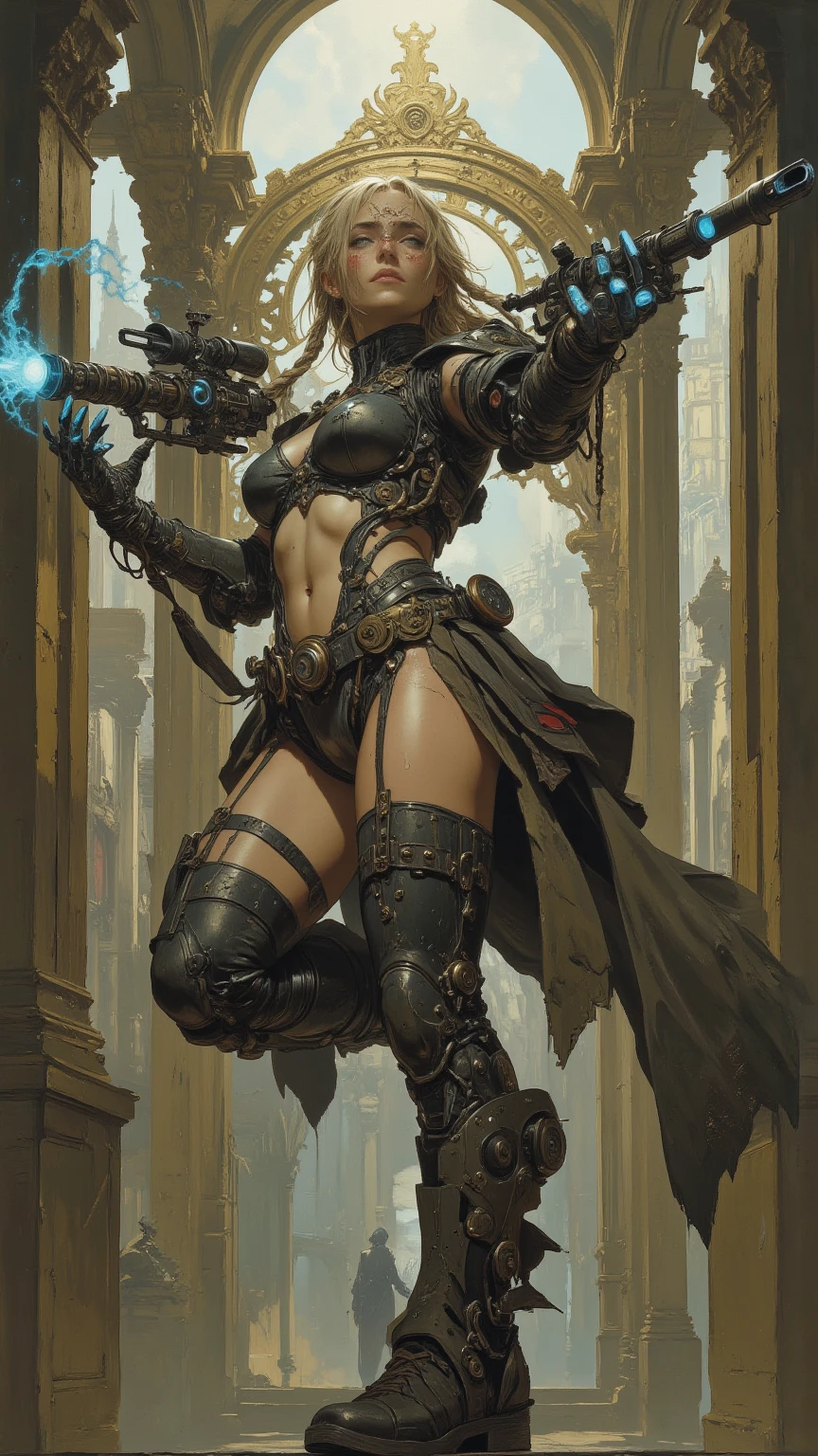 ( An ( Anders zorn's )  [ stunning | astonishing | exquisite ]  
[ masterpiece | artwork ] )
with the ( ( full body ) portrait of a female  character )
in  ccdsf artstyle
