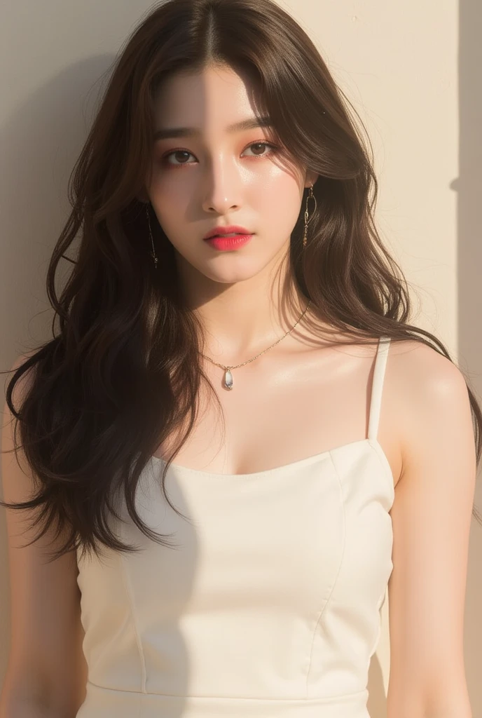 realistic, best quality,  hyoon,  (upper body:1.4),