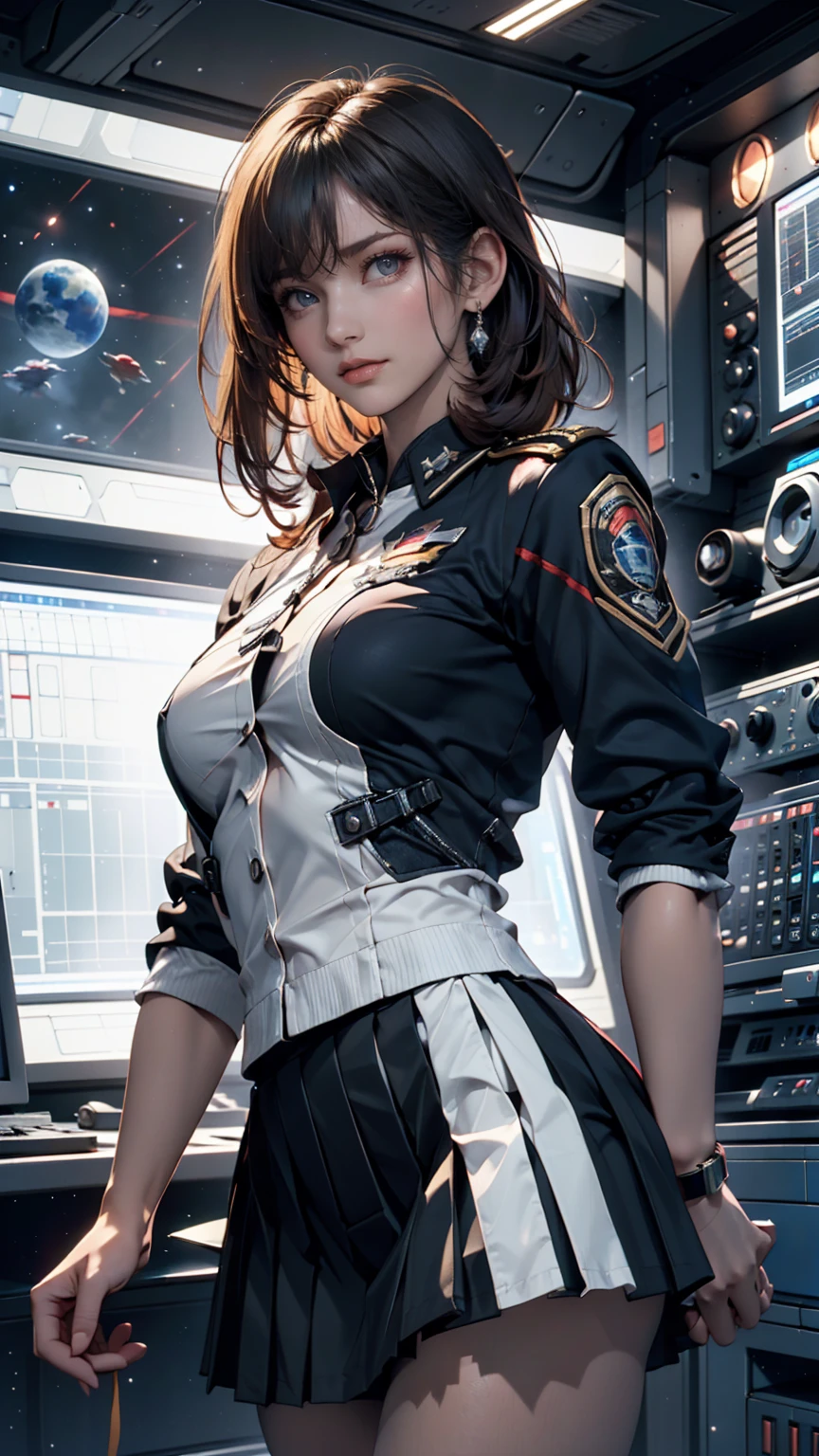 1 girl, in space, medium breast, perfect body size, high quality, --auto --s2