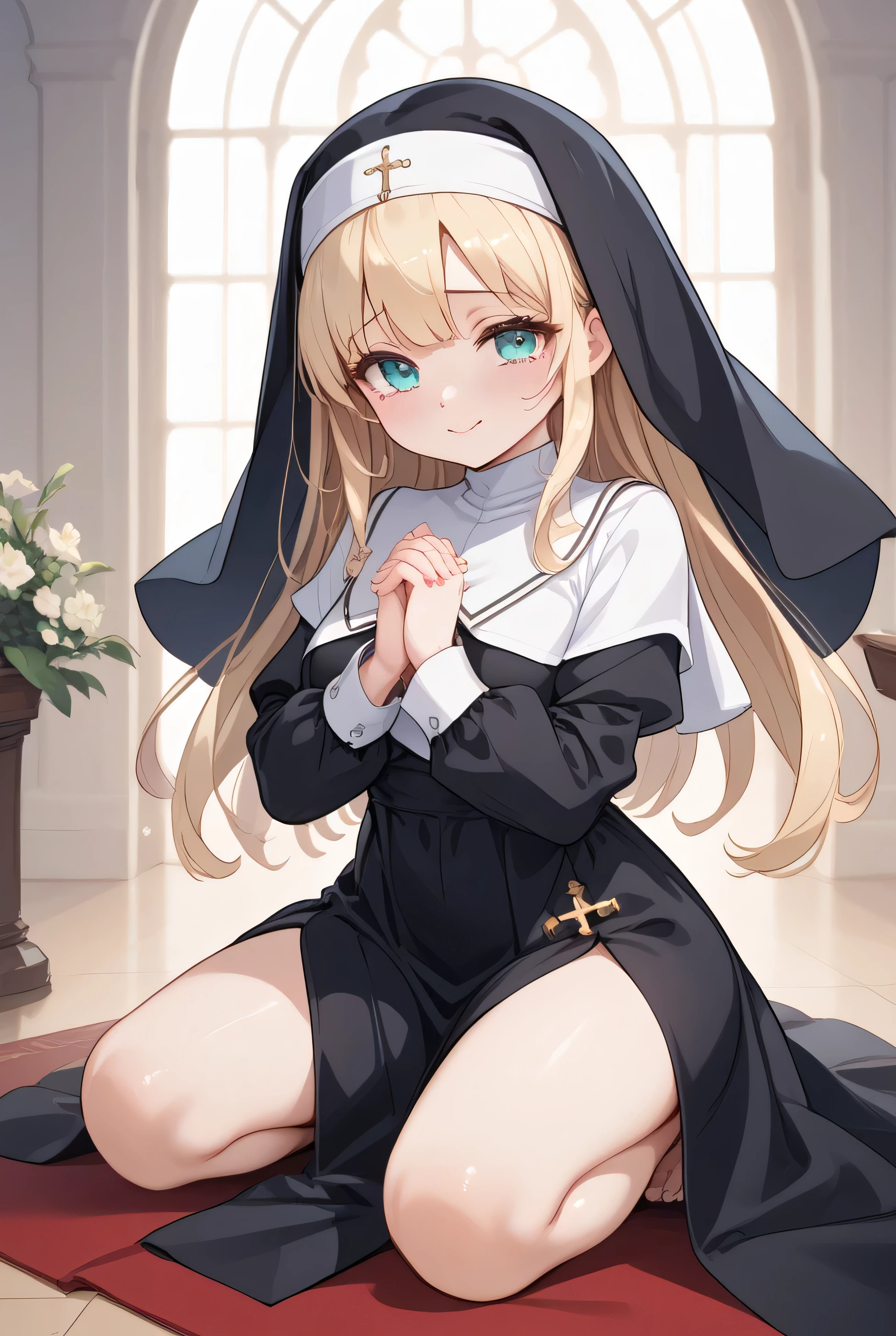  nun pretty sexy aesthetic pose cute kneeling praying sad face crying sexy aesthetic 