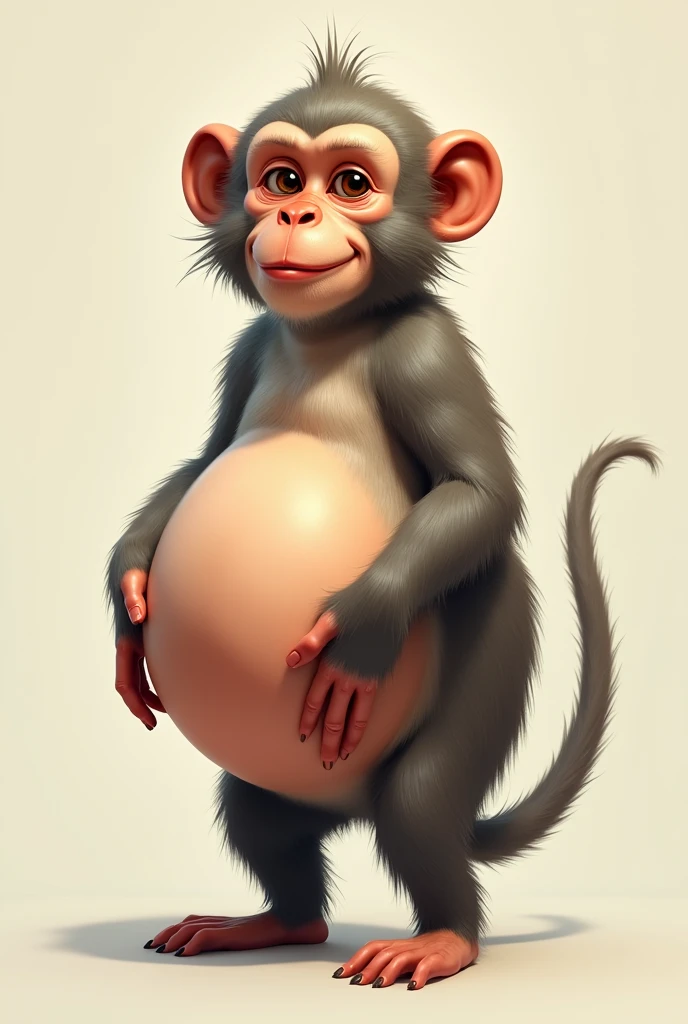 <lora:PE_BTD6Style:1> PEBTD6Style,cartoon,
female monkey,pregnant