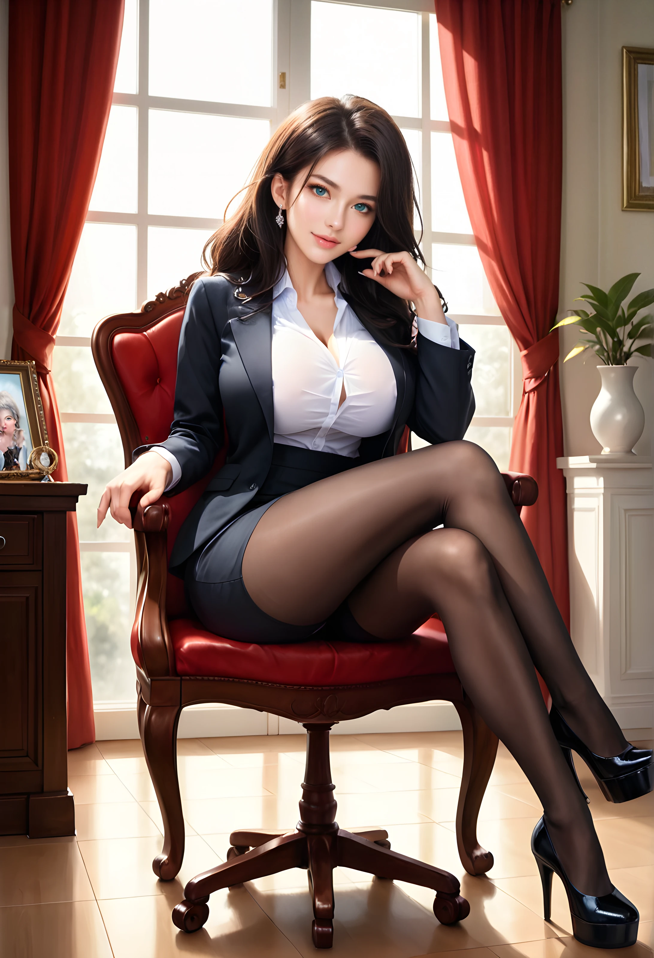 Outdoor,scene,Recruitment Suit(Cleavage),thigh, cosmetics, (lipstick: 1.1), (eyeliner: 1.2), mascara, eye shadow,Outdoor Sports, Earrings, necklace, Black Pantyhose, Wrinkles around the eyes, Mouth wrinkles,expensive Neck Knit Bodycon Skirt,Full Body Shot,Asian Japanese Women,Age 25,Big eyes,Elegant temperament Elegant temperament,(masterpiece:1.2, Highest quality), practical, (Actual situation,Age 25, 複雑なdetailed, Written boundary depth,expensive neck clothes), careful, The content is very detailed, This is a perfect face, Perfect body, Large Model, Mature Woman, expensive, Leg length,black silk garter,8k,Highest quality, masterpiece, Ultra-high resolution,(Genuine:1.4), Original photo, Stay focused, detailed, dramatic, Exquisite beautiful woman, (Tall and straight:1.1),(The Fall of the Fat GoddessHigh-leg high-collar dress mini skirt:1.0),(expensive collar fitted skirt),half butterfly Earrings, double ring necklace, (:1.05), (65 years old, : 1.4), cosmetics, (lipstick: 1.1), (eyeliner: 1.2), mascara, eye shadow, Long Curly Hair, Dynamic Angle, (Red lips)Beautiful graphics, thigh long,Random Color Grease Reflective Tights, scene,Fishnet tights,Red High Heels