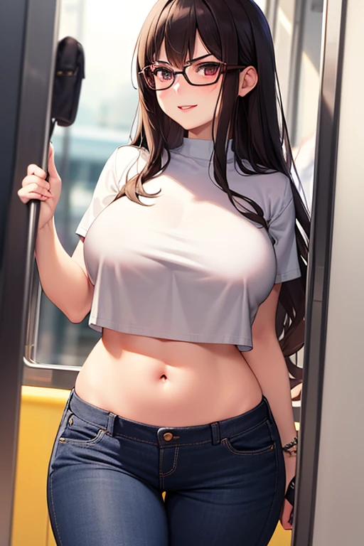 sexy girl in hotpants and hottop