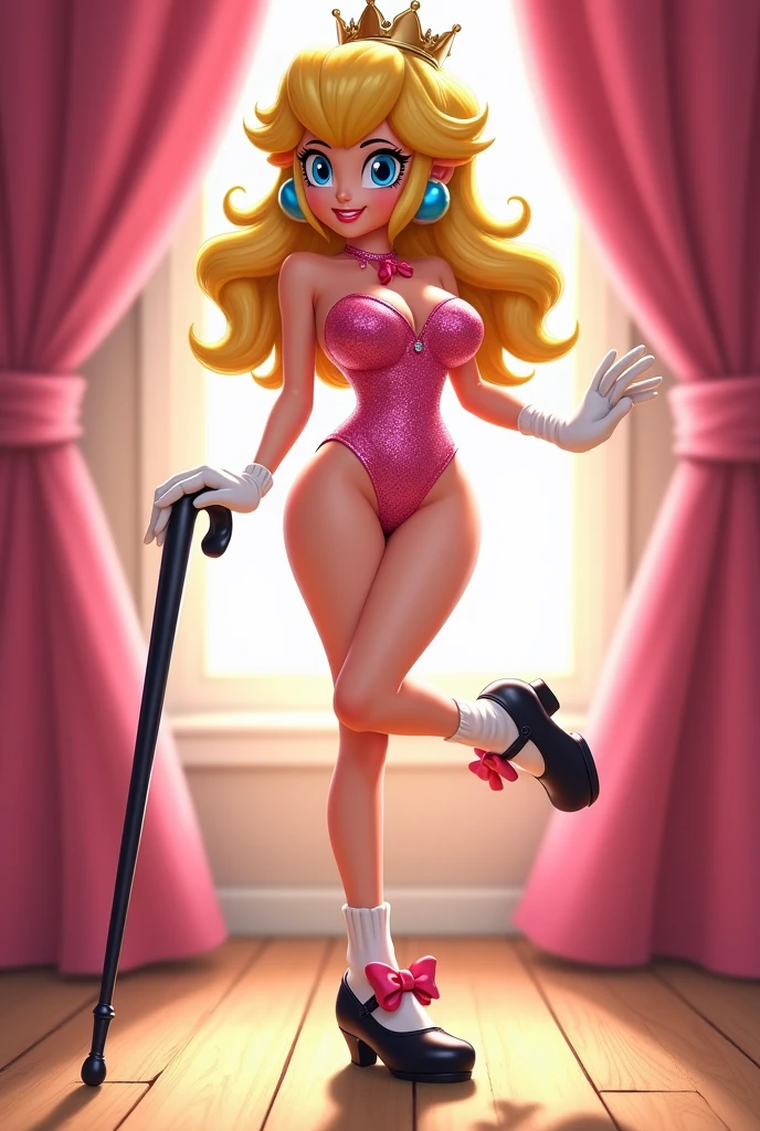 nsfw, highly detailed, realistic, hyperrealistic, full definition, high resolution, studio lighting, full body image, full body frame, zoomed out, full body frame, beautiful, sexy, hot, perfect, muscular, woman, wet hair, slim thicc and perfect body, accentuated curves, femininity, thick and juicy lips, dripping wet body, covered in Coconut oil, latex high heel boots, tight, body hugging, metallic pink latex 2 piece bikini, clevage, second skin, cool lighting, shiny latex choker, ponytail hair, legs in image, feet in image