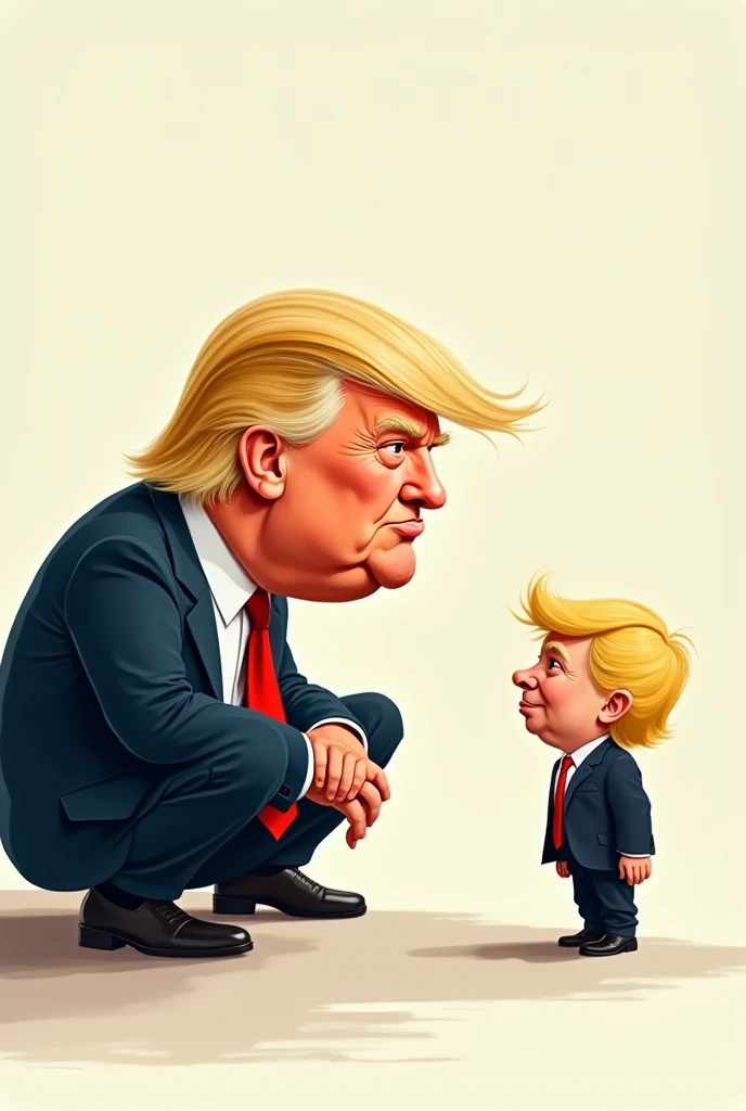donald trump trying to stick his head up his own ass