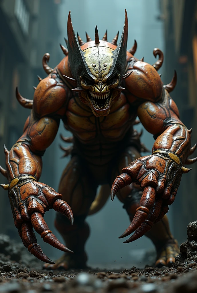 Female Yautja (the alien from the movie PREDATOR)))) here seductively showing her beautiful body while laying back facing the camera, perfect cleavage, the camera hyper realistic, (((Huge DDDD PERKY tits:1.0))) extremely detailed, extremely detailed face and eyes, detailed skin texture, (best quality,4k,8k,highres,masterpiece:1.2),ultra-detailed,(realistic,photorealistic,photo-realistic:1.37),HDR,UHD,studio lighting,ultra-fine painting,sharp focus,physically-based rendering,extreme detail description,professional,vivid colors,bokeh,fantasy,concept art,dynamic pose,muscular arms,strong legs,perfect shapely ass,high fantasy armor,large breasts,slender curvy body,thin waist,extremely detailed facial features,piercing eyes