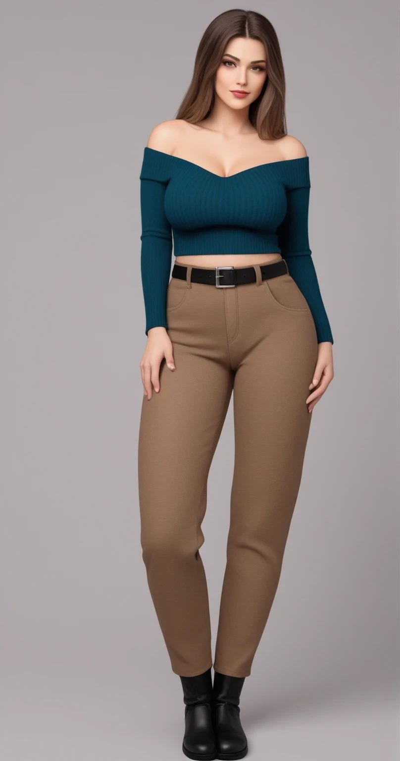 woman wearing tight turtleneck long-sleeve crop top, baggy white pants, platform sneakers, rimless sunglasses, 90s video rental retail store, shelves of VHS tapes and DVDs, small tv in the corner, movie posters on the wall, 1990s style short pixie haircut, black, dark green, plaid || masterpiece, 8k, high resolution, shallow depth of field, sharp focus, highly detailed