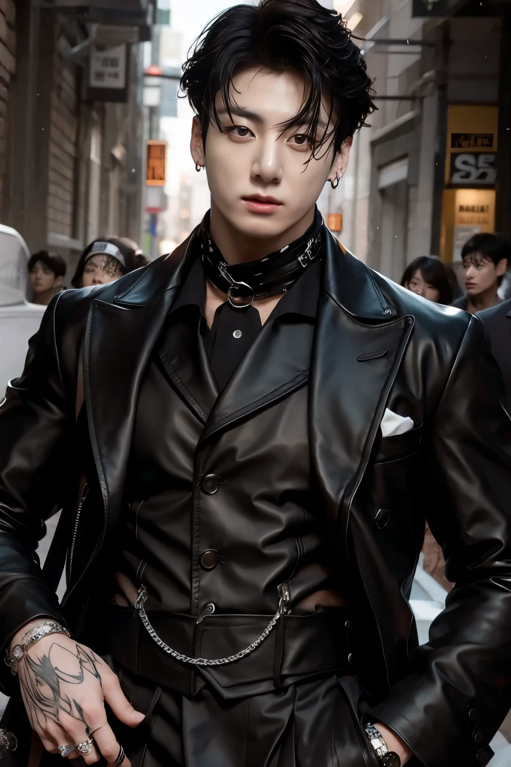 Jungkook BTS, muscular and marked