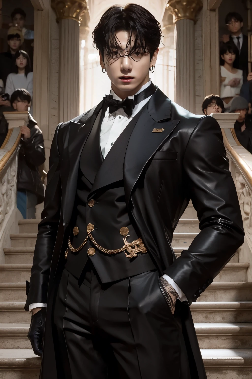 Jungkook BTS, muscular and marked
