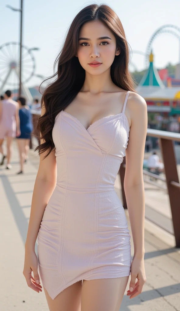 a close up of a woman in a pink dress smiling, asian girl, beautiful asian girl, beautiful south korean woman, gorgeous young korean woman, lovely woman, korean girl, 18 years old, 1 7 years old, 1 9 years old, 12 years old, sexy girl, 1 2 years old, asian women, beautiful young korean woman, korean woman, busty, gigantic breast, chest up bust shot