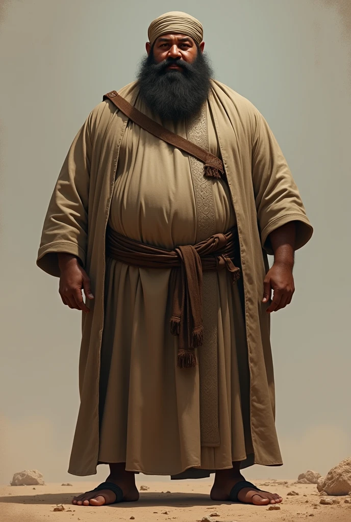 Make the image of friar santa rita tough full body man 