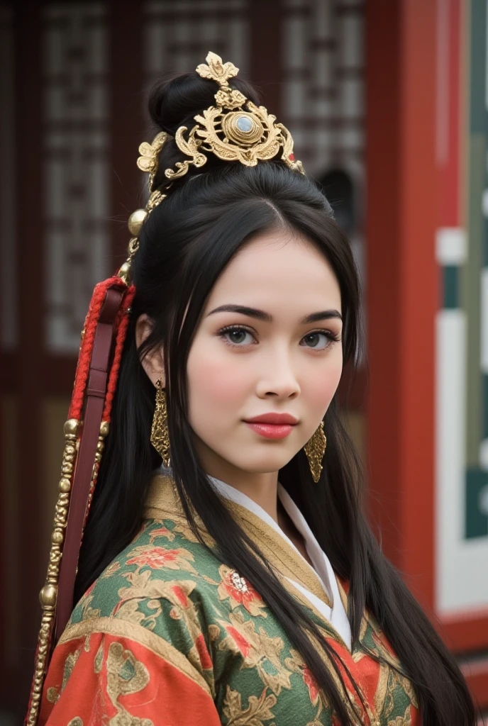 (((masterpiece+highest quality+High resolution+Very detailed))), Boa Hancock, long, silky black hair, High nose, Sharp eyes, A noble and inviolable character, (([woman]: 1.2 + [beauty]: 1.2 + Long black hair: 1.2)), skull_snake background, Bright Eyes, Dynamic angles and postures, wallpaper.