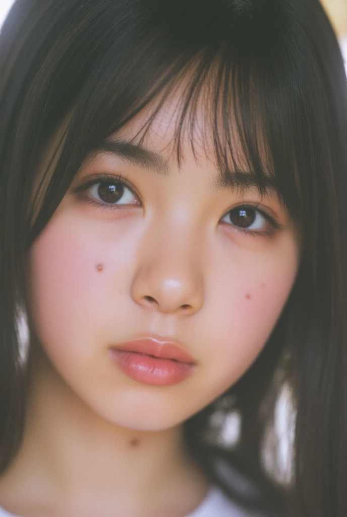 Realistic, nsfw, (On the bed), (Lying down), From above, Light Smile, uhd, super detail, best quality