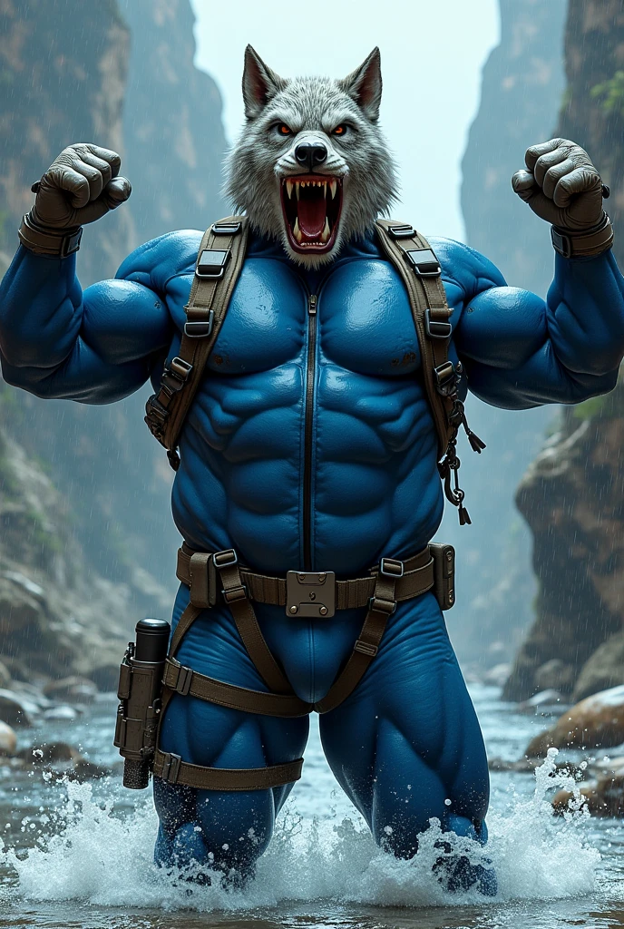 Solo, Anthro, Furry, Male, Blue and Black Dragon, Full body, Very Muscular, Bara, Big, Buff, Very Big, Very Tall, Giant Sized, Monster Sized, Very Tall, Macrophilia, Gigantism, Looking at viewer, Wearing Black Briefs, Cock bulge, Balls Bulge, Large Bulge, Giant Bulge, Detailed clothes, Detailed Face, Forest Background,(masterpiece, high quality,hi-res,8k had), High Resolution, High Detail)
