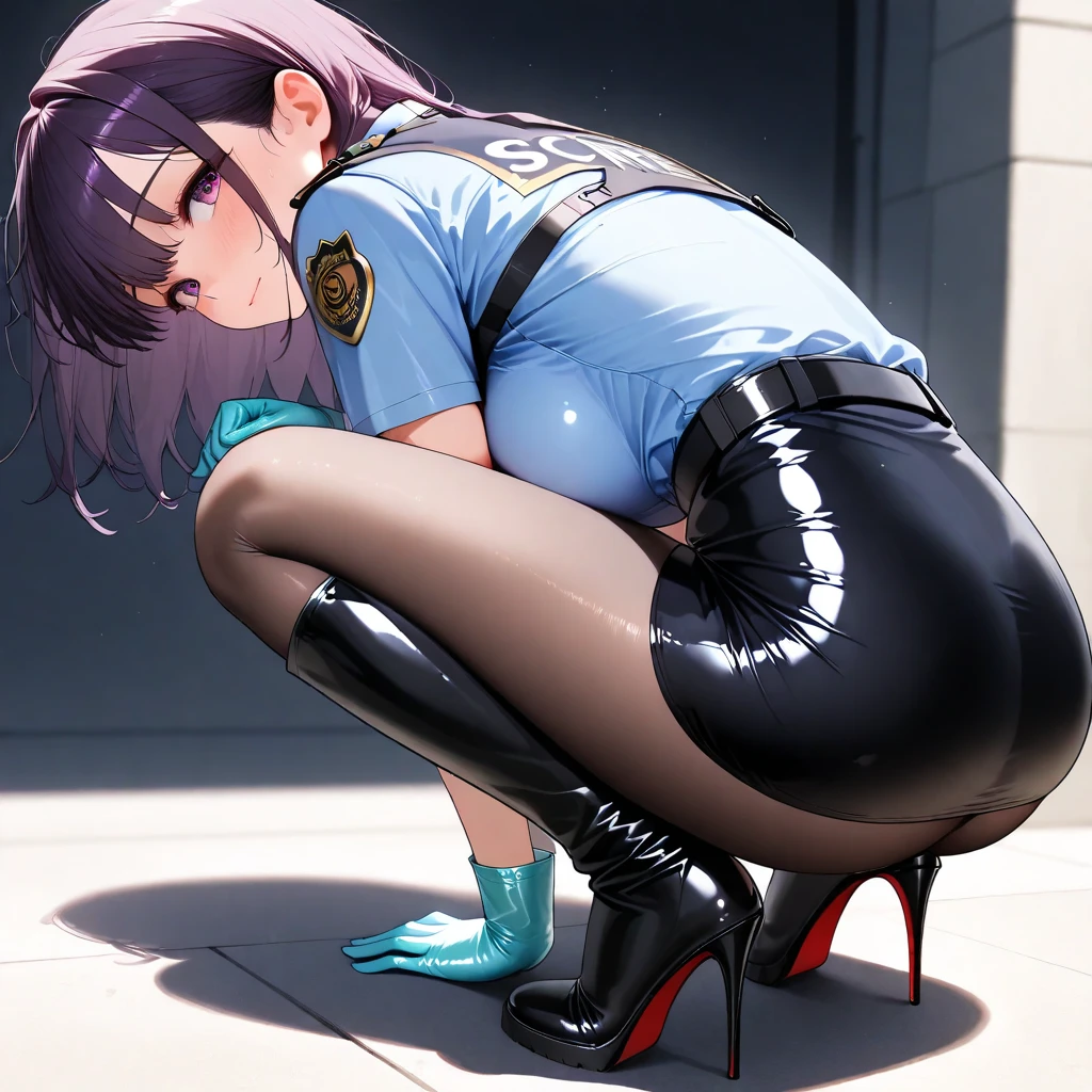초현실적인 very detailed 섹시한 여성, sexy look, fascinating expression, [:(face detail: 1.4): 0.4], 16K resolution, 4K resolution, (perfect flat stomach), (color photo), big round ass, Bubble buttocks, from behind, break Outfit: She exudes confidence and professionalism in her office attire., Choose a sophisticated and stylish look. she wears high waisted, 다리를 우아하게 강조해주는 body에 꼭 맞는 블랙 타이즈, transparent, look at the panties. With a refreshing white blouse and minimal jewelry, She embodies the perfect balance of sophistication and sensuality at work...
body: with her long hair, fascinating eyes, and chest, She exudes confidence and elegance in her office ensemble..
video: high quality, ultra-detailed masterpiece, Capturing an elegant office look with only tights and a stylish look down to the lower body., Expressed in high resolution. break, looking at viewer, masterpiece, best quality, very detailed, desire, blush, (Beautiful and detailed eye descriptions), (Beautiful and detailed face), 완벽한 여성의 body, (best quality), (very detailed), (masseuse piece), (highest resolution), (original), (very detailed CG Unity 8K 배경화면)