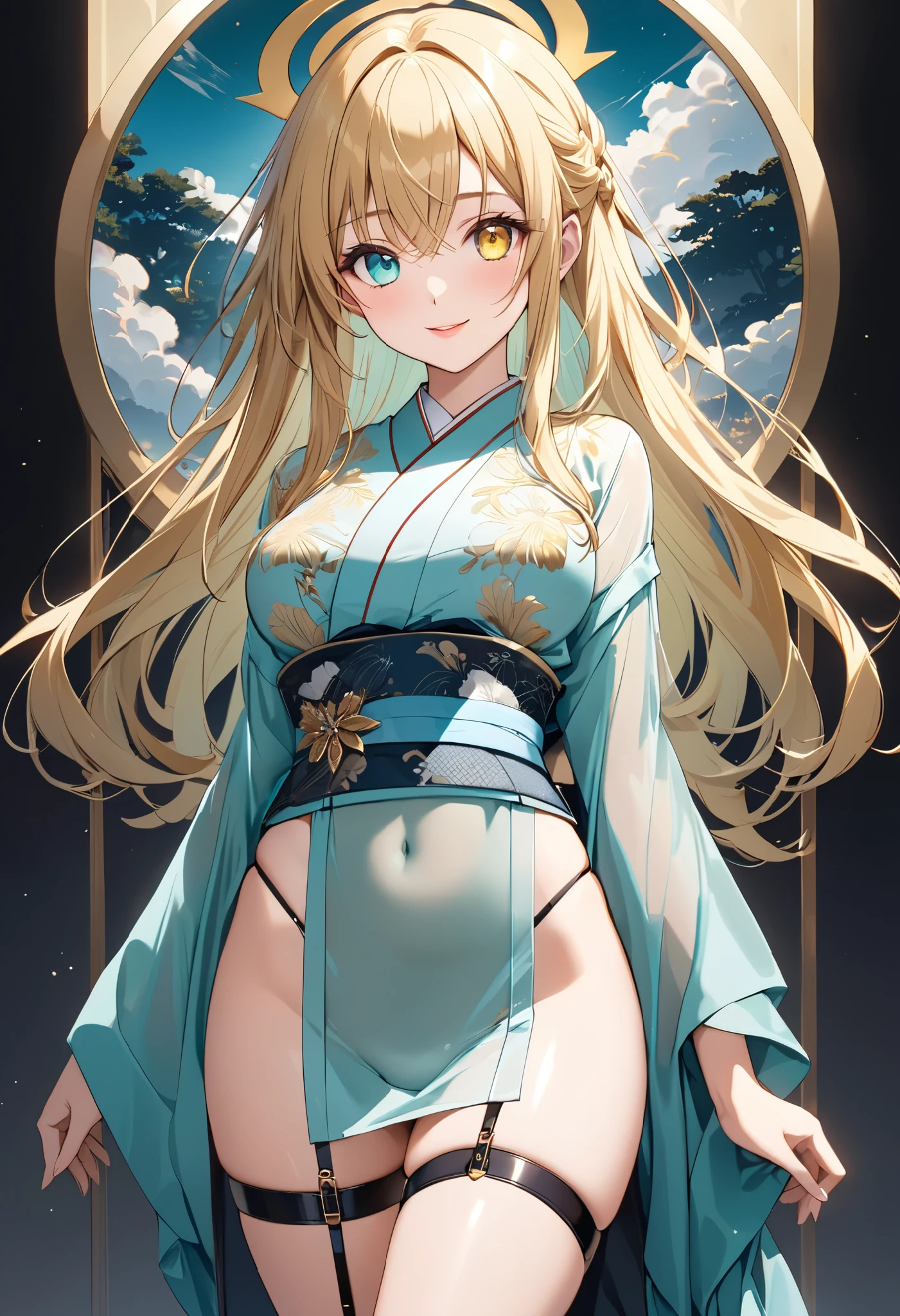 ((One personの女性)), Beautiful Face,(Laughing embarrassedly), (naughty face:1.2), ((Wink:1.9)), (head tilt:1.1), Laughing with your mouth open, upper teeth, ((full-face blush:1.5)), ((drooling:1.6)), ((humid:2.0)), (sit), ((spread legs:1.4)), ((female masturbation:2.2)), ((pussy juice stain:1.5)), ((groin focus)), looking at viewer, Glossy pink lips, Shining Face, night, Observatory, Festival decorations, firework, ((Anime style background)),masterpiece, Highest quality, so beautiful,up to date, Complex details, (Pink long nails),(ring),(bracelet),(choker),AI-generated, Complex,High resolution, Highest quality, super high quality,3D Images、3D Images,One person,Long blonde hair,ponytail, wavy hair ,Anime woman posing for a photo, ((Fine grain、Turquoise Eyes、Shining Eyes:1.3)), (Squint your eyes:1.1),a hyperRealistic , hyperRealistic , Realistic,Anime woman with long white hair, Smooth anime CG art, A woman in a colorful kimono with gold embroidery, (Pink long sleeve kimono),Red floral pattern,Long flower hair ornament,Earrings,Mature Body,(Big Breasts:1.1),Tall,Abdominal muscles,Tight waist,(Zoom up to face:1.0), ((from the side and slightly from below)),