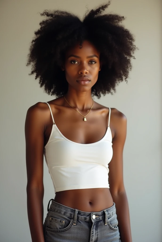 beautiful brazillian lightskinned with curly hair and hourglass body wearing a white tennis skirt and white top with fake eyelash