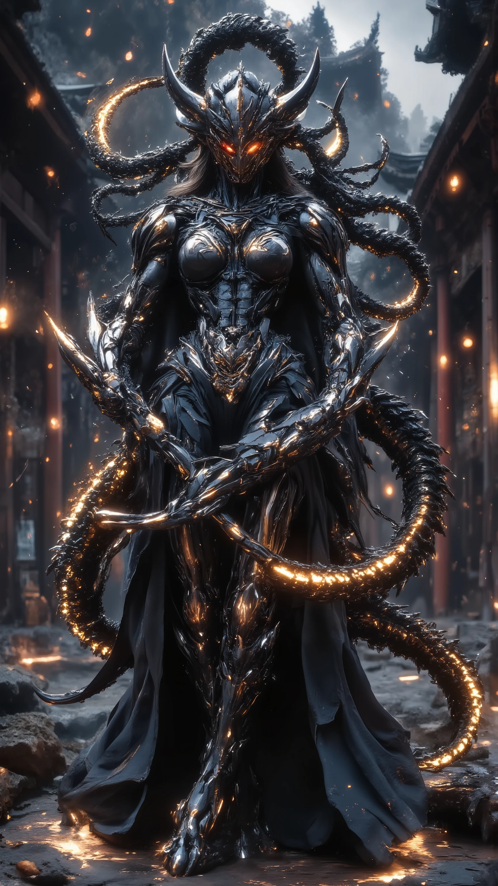 ( integrated perfect fusion 、 seamless nesting 、 Mythical cyberfemale centaur ,Half man, half horse, half man, half horse :1.8),panoramic, Master Composition , Clean Picture , bright color ,hdr, Ultra HD Quality ,(Super wide angle, super depth of field ,Multiple zooms:1.6),(Super real, super detailed,Super complex,Super-sharp , super high quality output:1.8),Convex lens focus chest ,(Concentrated computing power , half man half man half horse , embodies 、Portray characters,加入大量而丰富的Creativity设计, using metaphor 、Metaphor 、 conceals mystical temple-level sexual tension and extraordinary characteristics :1.6),Creativity设计布局、 multi-layer dynamic distribution 、 making full use of various materials 。{The character has:( golden ratio :1.6),( Blonde :1.8),(Fine-tune makeup to make facial features asymmetrical:1.5), uses liquid silicone inverted mold to adjust appearance ,Classical Aesthetics 、 Physiological perfection、Ergonomic structure 、 high-tech medical beauty 、 mysticism, sexy and sweet 、( super giant heavy pressure chest that surpasses human limits :1.6)、 golden ratio 身材、 ultra-long lines 、Super long, toned and slender legs、 butterfly inside 、Ultra-narrow ribs and waist、Beauty、Tear mole、Fireworks 、 make full use of the picture space 、 solemn and noble appearance 。Chinese ancient buildings,Visit the scenic spots and historical sites of oriental civilization,Travel life portraits,Various professional travel equipment,Various terrains,Complex climate change,Multi-species vegetation,Show the character's super high mobility。charm,超级Dynamic,Smooth movement , Elegant Posture ,Creativity, Illusory Aura ,Chic,Dynamic,New Chinese style gorgeous dress,High-end club clothing,Show the character's dignified temperament,( Super flower-style fun jewelry and equipment are invisible coding on the review area so that the image can fully pass the review:1.8)。( ancient runes that shine brightly on a huge chessboard in a blurred background :1.8)。}<centaur concept>,