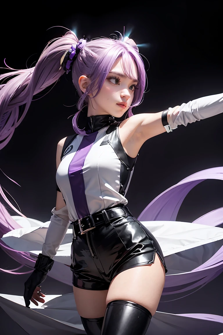 { 1 girl, young funk rock star, ((singing)) for concert, ((stadium)), at night, ((crowds)),    (squeeze breasts), (((low angle))), (cowboy shot), ((wide view)) }, { (masterpiece:1.4), (absurd resolution:1.6), (best quality:1.8), (photo realistic:1.8), (Luminous lighting:0), (Chiaroscuro:0), ((spotlight)) }, { ((young, cute, 20 years old)), (blushed:1.3),(open mouth),(weeping:0),(laughing:1.2),(excited:1.4),    ((wet, soaked)), ((oily shiny skin)),(slender body),(big breasts),perky nipples,((big pelvis)),((tight muscles)),((tight abs)),    ((bright neon color hair)),((long hair with front bang)),((windy)) }, { ((see through)) black and white skin-tight costume, ((under boob, turtleneck)), ((short skirt blown up)), (((see-through black panty))) }