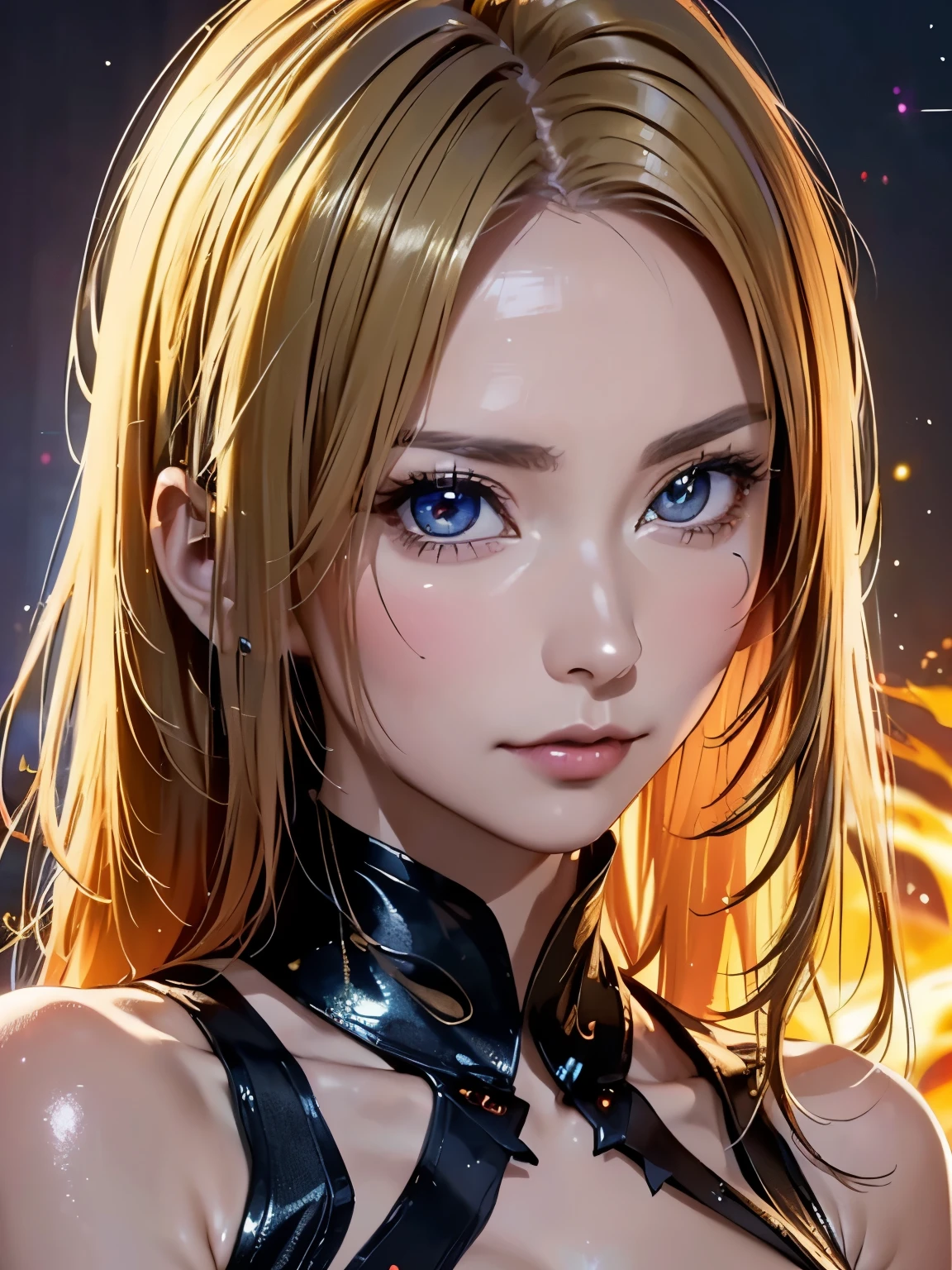 526mix, Lyriel, CheeseDaddys ::Mauritius S. Miller e Yoji Estilo Shinkawa ::::Estilo Yoji Shinkawa ::2.0 comix illustration style,Estilo Tatoon , Comic book style ,Emily Sears Argentina  ,mulher bonita com cabelo longo ultra detalhado, (fundo bonito e claro:1.2),, fantastic paintings ,estilo grafite;,  flor, olhos altamente detalhados , uma camiseta ou vestido com uma blusa branca por baixo, with both fists in a fighting position, e pulseiras, lutando contra um inimigo, com longos cabelos pretos , vitrais coloridos,  fora, Vibrando, Estilo Alphonse Mucha, Fantastic paintings by Joe Madureira  ,alta qualidade,  arte,Kelly Brook mulher bonita com cabelo loiro longo  , liberdade, alma, digital illustation, comiс style, anatomia perfeita, Centrado, Approaching perfection, Dynamic, altamente detalhado, pintura em aquarela, Artee station, artee conceitual, liso, foco nítido, illustration, artee de Carne Griffiths e Wadim Kashin,peito grande,Anime girl alone with a medium length pose and cute clothes, short pastel blonde hair , Heterocromia, anatomia perfeita, Centrado, Approaching perfection, Dynamic, altamente detalhado, folha de caracteres, Artee station, artee conceitual, liso, foco nítido, illustration, artee por Kim Jung gi,, Artgerm, Carne Griffiths e Wadim Kashin , Sasha Yakovleva, Loish, Jeremy Mann, tiro de corpo inteiro, folha de caracteres, Onda de raios, Pintura em aquarela anime bonita ,Paint Dripping por Tim Okamura, Victor Nizovtsev, Greg Rutkowski, Noah Bradley. trending on ArtStation, 8k, master part, tinta grafite, detalhes finos, cheio de cor, detalhes intrincados, golden ratio illustration,monochrome green background, master part, best quality, alta qualidade, alto, best quality, high resolution fix, bright amazing lighting, aprimoramento de detalhes, best quality, alta qualidade, alto, aprimoramento de detalhes