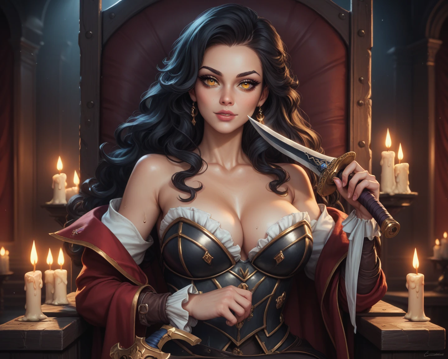 beautiful medival judge,gown, aristocratic wig, Schönheitsfleck, sitting sideways proud on a council, sexy nude. big tits graphic style of Romancomics, 2d, 8K, hyper realism, ​masterpiece, high resolution, best quality, Ultra-detail, super realistic, Hyperrealistic art, good quality, ultrahigh resolution, highest level of detail, lot of details, extremely high resolution details, incredibly lifelike, soft cinematic light, full body pose, Huge ass, white background. best quality:1.0,hyper-realistic:1.0,photorealestic:1.0,Wahnsinnig detailliertes CG Unity 8K-Hintergrundbild:1.0,​masterpiece:1.3,Madly detailed photo:1.2, hyper-realistice, lifelike texture:1.4, Picture book:1.0,8K, headquarters,best quality:1.0, 