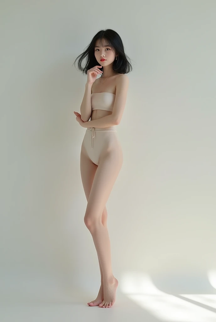 pantiess,High heels,Exposed milk,Redlip,noodle,being thin