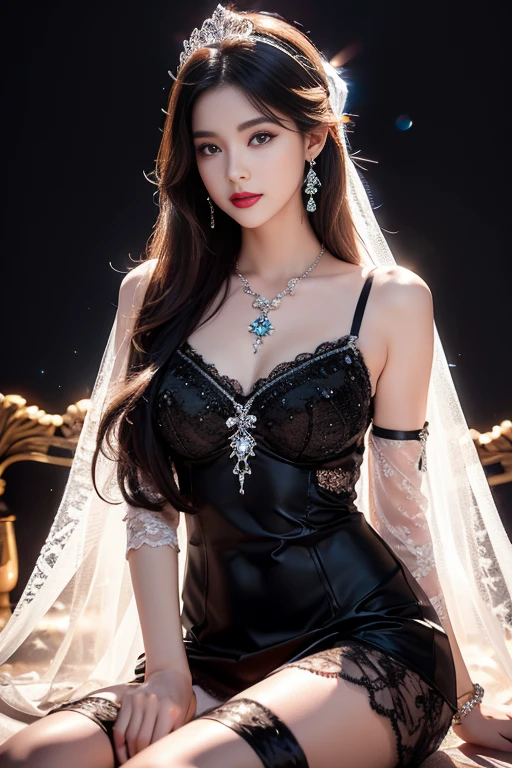  (high quality), (NSFW:1.2), (sexy feminine dress :1.2), (split screen:1.3), (girl's shiny stocking :1.3),(girl's accesary :1.1), (glamorous and mature call girl and a Korean adult man enjoying a smartphone chat app :1.4), (Her smartphone display shows a number of Korean adult men chatting to a girl.:1.4),