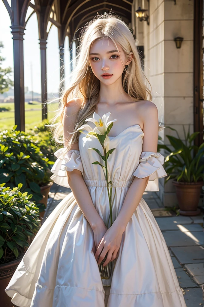 Anya Taylor-Joy, flowering, destello de lente, (8k, ..........RAW, profesional, mejor calidad, obra maestra: 1,2), (realista, fotorrealista: 1,37), Ultradetallado, (retrato gran angular de 25 mm), (max detail skin: 1,2), (Cara de mayor detalle:1.2), cinematography lighting, 1 girl in, europea, cabello rubio lacio, (Ventoso), De pie en la playa, de noche, warm white light, gaze at the camera, sujetador y bragas, courteous smile