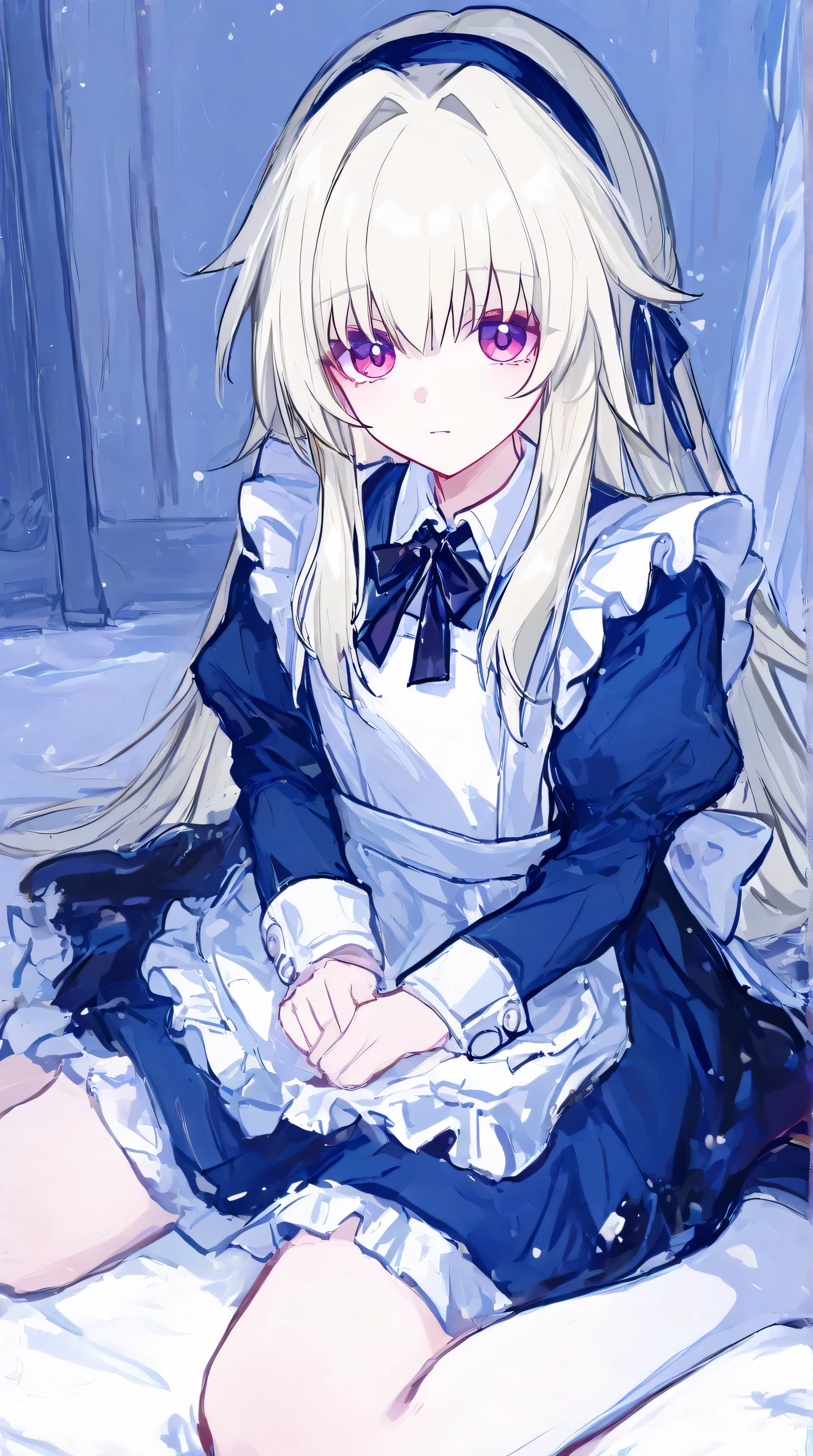 clara, Honkai Star Rail , wariza, maid clothes, hairband,