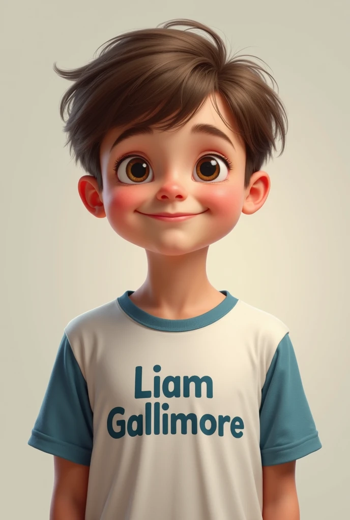 15th august pic . A handsome boy .which tshirt write Abid . School background
