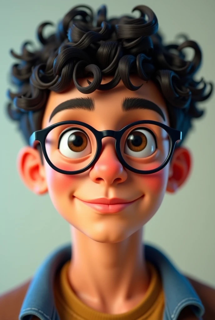 A 20 year old Indian hot but cute boy with curly hair hazel eyes glasses