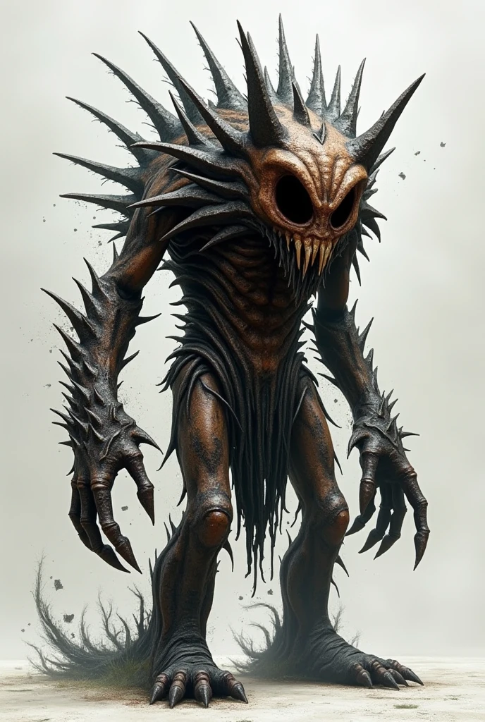 Faceless humanoid monster