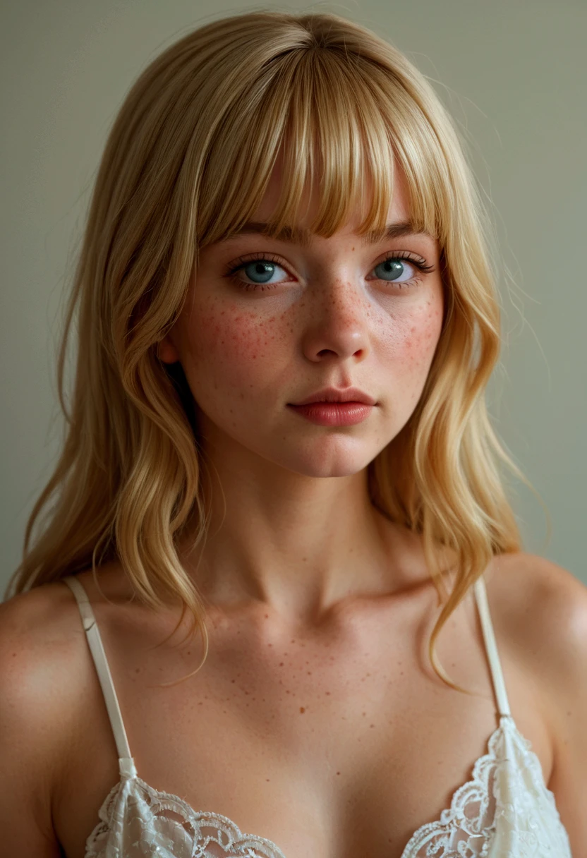 :18 year old very cute and pure teen , highly pregnant, nude, blonde, hair in 2 tails, freckles, braces