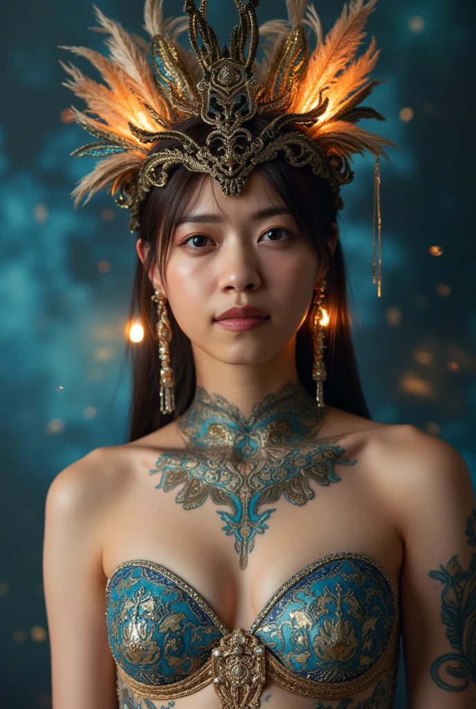 (masterpiece, top quality, best quality, official art, beautiful and aesthetic:1.2), (1girl), extreme detailed,(fractal art:1.3),colorful,highest detailed