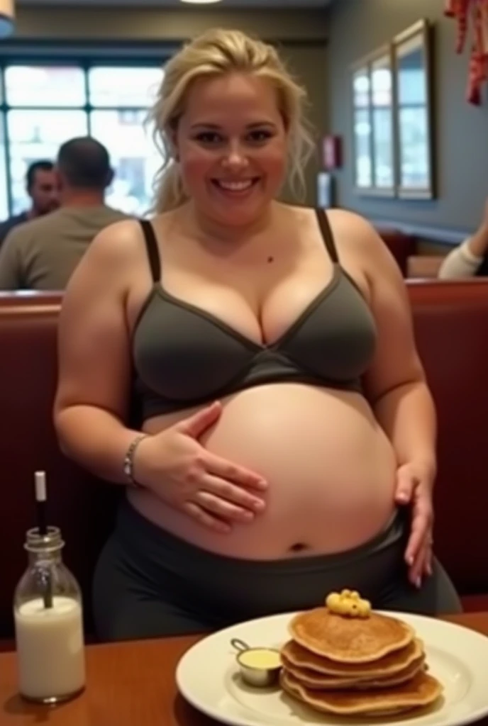 50 years old, A woman with short blonde haire, square cut Real women, she has an hourglass figure, she has a surreal, hentai-like physique, with exaggerated curves that showcase large buttocks and voluminous breasts, she is verry slim
Cadre supérieur
Bureau moderne
Banane
Manger
Bouche pleine
Regard énervé
Concentration
Documents éparpillés
Stress
Écran d’ordinateur
Pause déjeuner