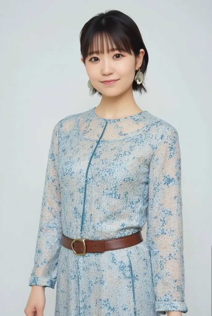 (8K, RAW Photos, Highest quality, masterpiece: 1.2), Super detailed, Super Resolution, (Genuine, Genuine photos: 1.37), Portraiture, High-resolution RAW color photos, Professional photos, とても細かくて美Shii, Very detailed, 8K 壁紙, Amazing details, Large file size, Official Art, Very detailed CG Unity 8K 壁紙, Very detailed beautiful girls, Very detailed faces, Very detailed目, Very detailed肌, Very detailed指, Very detailed鼻, Very detailed口, Perfect Anatomy, Detailed Background, Detailed clothing, One Girl, (20:1.2), 20th Generation, cute Girl, Realistic body, , White skin, Glowing Skin, The body is slim, Black Hair, short hair, (Blunt bangs: 1.2), cute, like々Shii, かわいらShii顔, Realistic Face, Delicate eyes, Sale Eyes, ( (Stylish winter clothes)), ((superior)), ((((short hair)))), Earrings, Looking into the camera, Cowboy Shot, Look forward, Standing posture, Contrasting, Dynamic Lighting, C cup breasts,