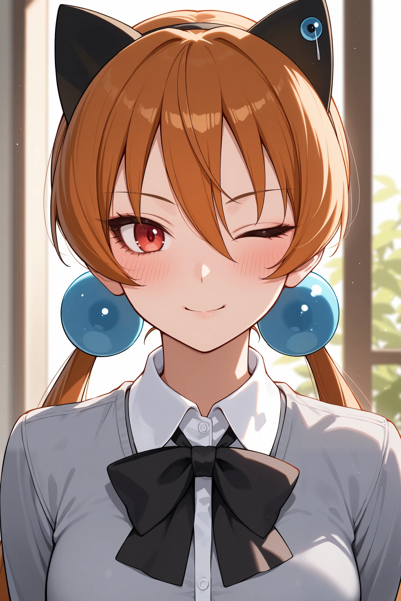 {{{masterpiece}}}, {{{best quality}}}, {{ultra-detailed}}, {illustration}, {{an extremely delicate and beautiful}},Alisa Southerncross 1girl intricate details, realistic lighting, artistic photorealism hot atmosphere, ,beauty,portrait, Blushing school uniform Wink waveing (chibi fullbody:1.1)