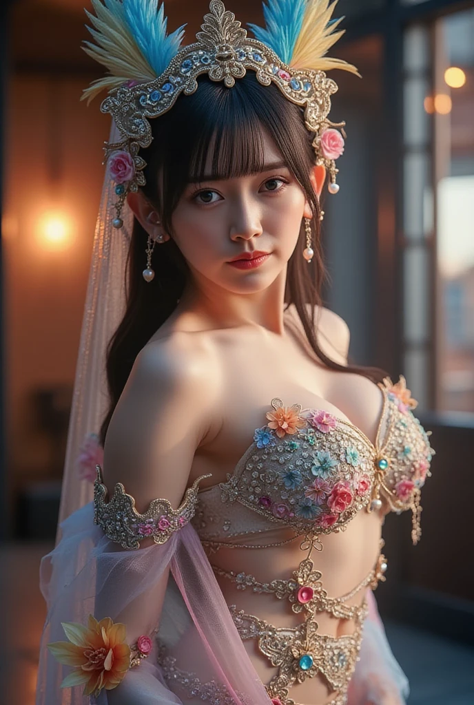 masterpiece, best quality, (extremely detailed CG unity 8k wallpaper, masterpiece, best quality, ultra-detailed, best shadow), (detailed background), (beautiful detailed face, beautiful detailed eyes), High contrast, (best illumination, an extremely delicate and beautiful),1girl,((colourful paint splashes on transparent background, dulux,)), ((caustic)), dynamic angle,beautiful detailed glow,full body, cowboy shot