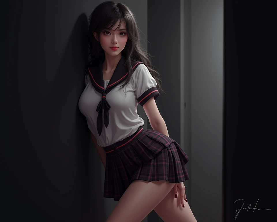 men and women、NSFW、school uniform、((The depiction of inserting a penis into a vagina is very realistic.)Normal position(The depiction of liquid semen ejaculating from the penis is very realistic))