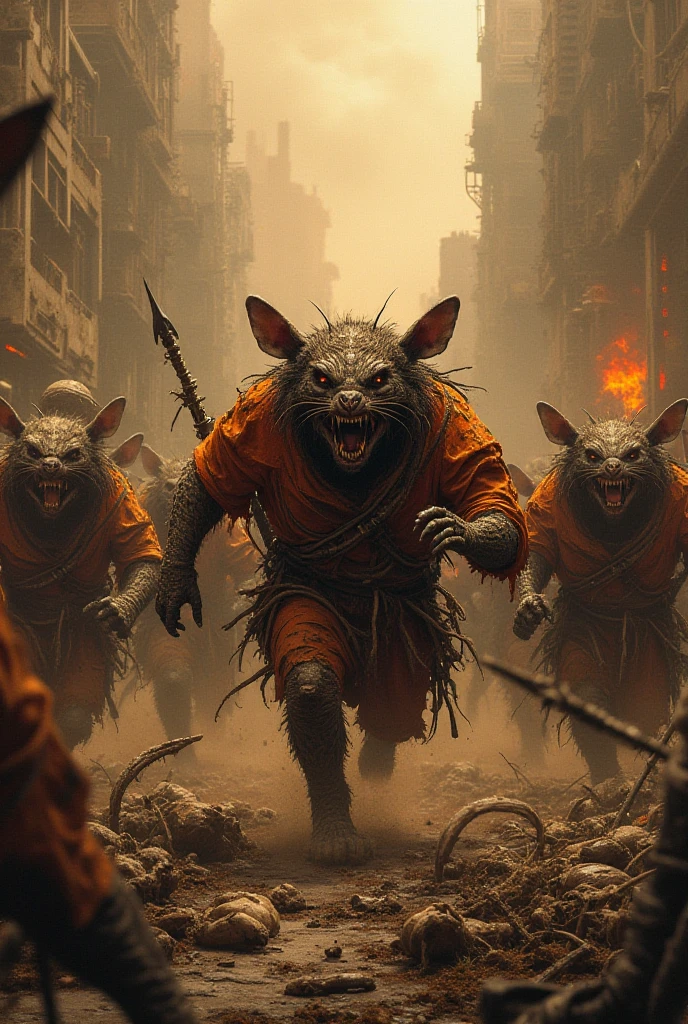 A legion of rogue thieves, half animal and half human